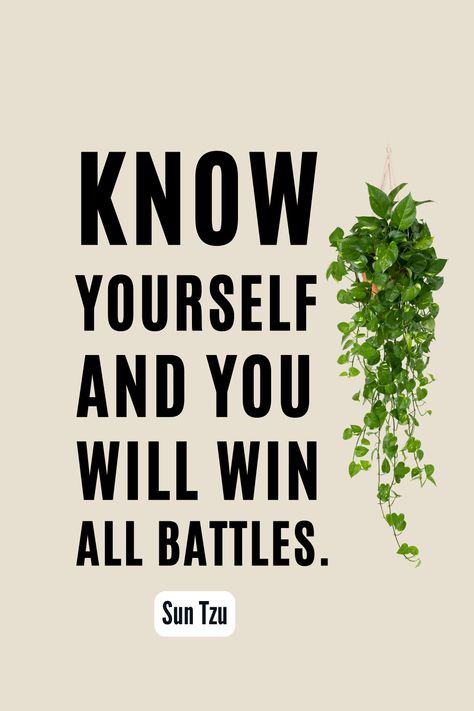 Battle Quotes, Know Yourself, Sun Tzu, Wise Quotes, Wisdom Quotes, Knowing You, Positive Quotes, Life Quotes, Inspirational Quotes