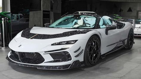 Limited-Edition Ferrari SF90 Spider With 1,100 HP Rolls Out From Mansory Sf90 Ferrari, Ferrari Sf90 Spider, Sf90 Spider, Ferrari Spider, Ferrari Sf90, Sport Seats, Combustion Engine, Best Luxury Cars, Automotive Art