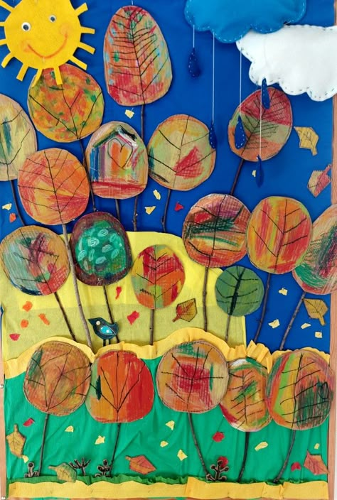 Autumn Preschool Crafts, Kindergarten Fall Art, Prek Crafts, Preschool Crafts Fall, Fall Classroom Decorations, Craft Work For Kids, Fall Pumpkin Crafts, Kindergarten Art Projects, Fall Preschool Activities