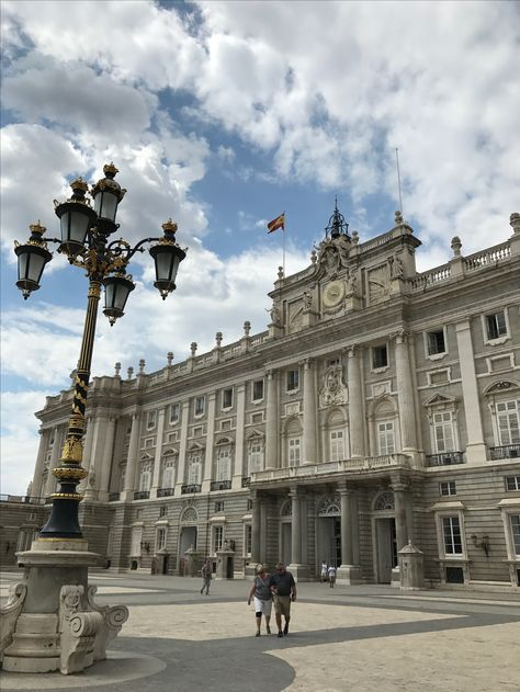 royal palace, madrid, spain Royal Palace Madrid, Royal Palace Of Madrid, Palace Of Madrid, Madrid Aesthetic, Castle Floor Plan, Spain Trip, Madrid City, Famous Architecture, Royal Mint