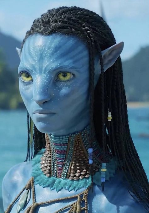 Neytiri Hair, Neytiri Sully, Metkayina Clan, Avatar Neytiri, Avatar Films, Avatar Picture, Pandora Avatar, Disney Princess Drawings, Avatar Movie