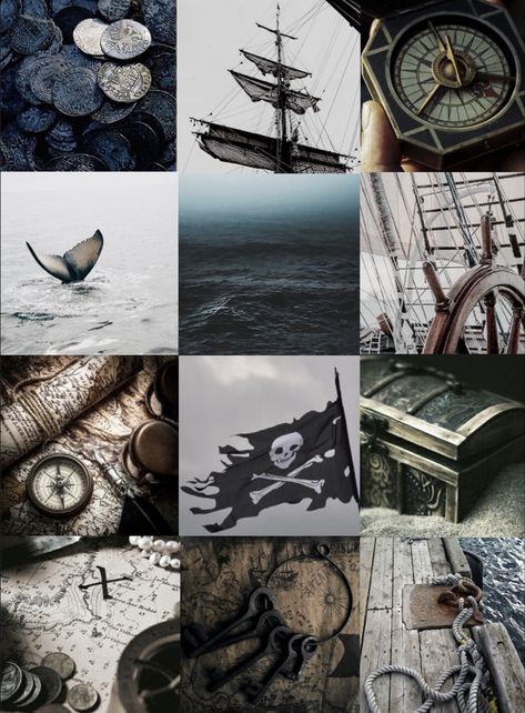 #pirates #pirate #pirateship #piratesofthecaribbean #aesthetic #aestheticedits #aestheticboard #moodboard #ocean #treasure #maps #TheSkyisBlonde Pirate Thief Aesthetic, Tropical Pirate Aesthetic, Hot Pirate Aesthetic, Pirate Treasure Aesthetic, Pirate Journal Aesthetic, Pirate Moodboard Aesthetic, Ghost Pirate Aesthetic, Treasure Island Aesthetic, Pirate Fairy Aesthetic