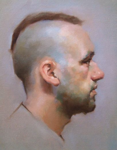 I love the #colors that are choosed for the face. #portrait Travis Schlaht, Jeff Hein, Jeff Haines, Male Portraits, Portraiture Painting, Contemporary Portrait, Portrait Paintings, Oil Portrait, Fine Artist