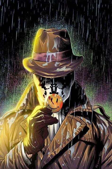 Rorschach Watchmen, Watchmen Rorschach, Bruce Banner Hulk, Alan Moore, Image Painting, Ambient Music, Paintings And Drawings, Artist Websites, No Ads