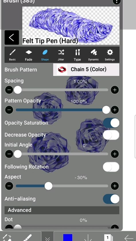 How I created Rose Brush (IbispaintX) | Digital art tutorial beginner, Digital art tutorial, Flower drawing Ibis Anime Art, Ibis Paint Brush Tutorial, Digital Art Finishing Tips, How To Import Brushes To Ibis Paint, Ibis Paint Toturial, Flower Qr Code Ibis Paint, Flower Brushes Ibis Paint, Lace Brush Ibispaint Code, Flower Ibispaint Code