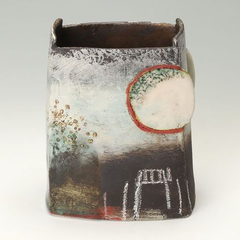 Craig Underhill Ceramics, Textured Vessels, Decorating Ceramics, Craig Underhill, Pottery Slips, Sgraffito Ideas, Online Ceramics, Contemporary Planters, Ceramics Pottery Vase