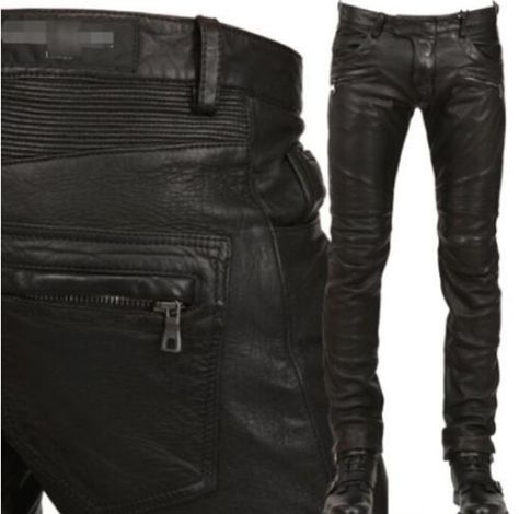 Chic Mens Leather Punk Rock Motorcycle Slim Fit Pant Military Trousers Sz 28-38 in Clothing, Shoes & Accessories, Men's Clothing, Pants | eBay Leather Motorcycle Pants, Goth Pants, Long Pants Casual, Motorcycle Jeans, Riding Jeans, Biker Pants, Mens Leather Pants, Motorcycle Pants, Black Pants Men