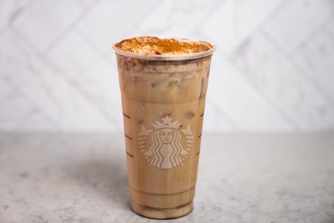 Starbucks Pumpkin Cream Chai Tea Latte — Low Carb Love™ 2 Ingredient Bread, Chai Tea Latte Starbucks, Low Carb Starbucks, Low Carb Love, Paleo Pumpkin Pie, Spiced Vegetables, Honey Lime Chicken, Fall Menu, Pumpkin Cranberry