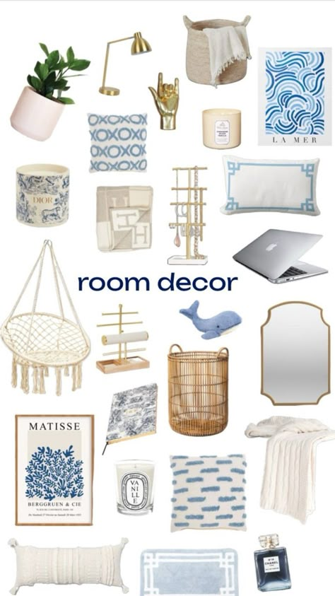 Surf Room Decor, Coastal Room Decor, Ocean Room Decor, Matisse Blue, Summer Room Decor, Blue Room Decor, Beachy Room Decor, Room Wishlist, Girl Apartment Decor