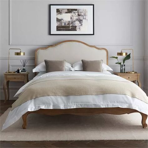 French Style Bed, Luxury Bed, Classic Bedroom, Wooden Bed Frames, Vintage Bed, Furniture Finishes, Wooden Bed, Space Planning, Upholstered Beds