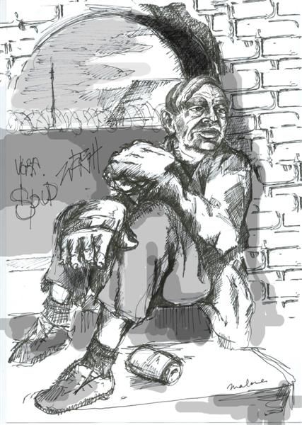 Homeless Man Drawing, Homeless Artwork, Homeless Drawing, Poverty Art, Homelessness Art, Shading Drawing, Art Alevel, Gcse Art Sketchbook, Man Sketch