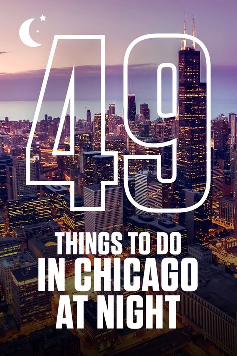 Looking for exciting things to do in Chicago at night? From exploring the vibrant food scene to catching a comedy show or enjoying live music, discover the top activities for a memorable night out in the Windy City. Don't miss these 49 ideas for an unforgettable Chicago nightlife experience! Date Night In Chicago, Chicago New Years Eve, Chicago Night Life, Must Do In Chicago, Chicago Night Clubs, Chicago Places To Visit, 360 Chicago, Chicago Activities, Chicago Nightlife