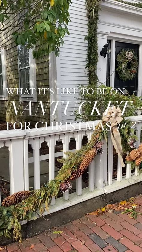 greyladygirl on Instagram: All I want for Christmas is... a house on Nantucket (not too much to ask for right????) #christmasdecor #ack #nantucket #nantucketphotos… Christmas In Nantucket, Nantucket Christmas, Too Much To Ask, Martha’s Vineyard, Lady Girl, Christmas Travel, All I Want For Christmas, Lady Grey, Christmas Aesthetic