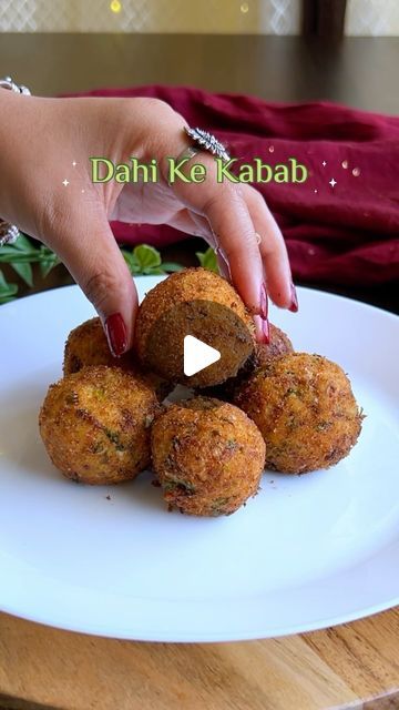 Tassa Joe on Instagram: "✨Lucknow Se Pesh Hai Dahi Ke Kabab✨

Dahi Ke Kabab | Dahi Kabab | दही के कबाब - Vegetarian Kabab Recipe 

Dahi Ke Kabab Recipe:

Hung Curd 1 Cup
Ghee Roasted Cashews 1/4 Cup
Grated Paneer 20g
Ghee Roasted Onions 1/8 Cup
Green Chilies 2-3
Ginger 1 Tsp
Breadcrumbs 1/4 Cup
Roasted Cumin 1 Tsp
Coriander Leaves 
Black Pepper 1/2 Tsp
Salt
Breadcrumbs for coating
Served with green chutney and ketchup

#dahikekabab #dahikabab #kabab #kababrecipe #vegkabab #vegetariankabab #reels #lucknow #lucknowfood #lucknowi #lucknowfoodies 
Dahi Ke kabab ki recipe, Dahi ke kabab kaise banate hain, dahi ke kabab kaise banaen, how to make Dahi kabab, recipe of Dahi kabab" Dahi Kabab Recipe, Kabab Recipe, Roasted Onions, Green Chutney, Roasted Cashews, Party Dishes, Waheguru Ji, Vegetarian Snacks, Now Foods