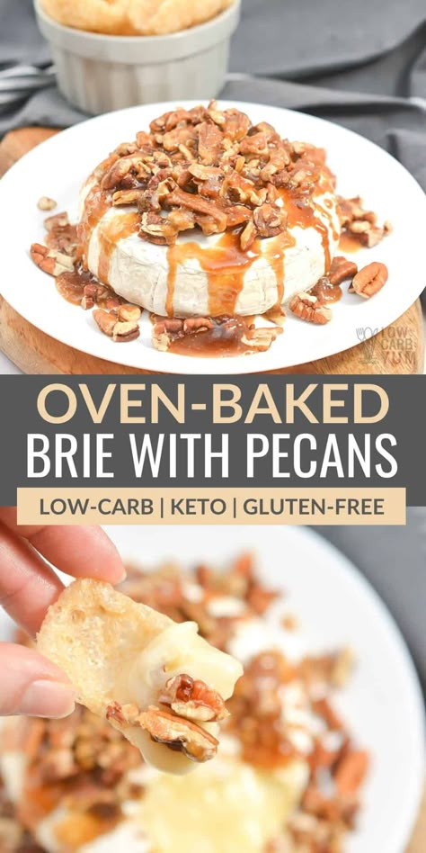 Keto Baked Brie Recipes, Baked Brie Cheese Recipes Appetizers, Brie Cheese Dessert Recipes, Brie Cheese And Crackers, Keto Brie Appetizer, How To Cook Brie Cheese, Gluten Free Brie Appetizer, Goat Brie Recipes, How To Prepare Brie Cheese