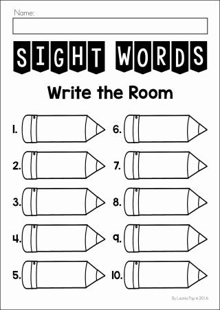 FREE Sight Words Write the Room printable. Write The Room Sight Words, Colour By Sight Word, Read The Room Kindergarten, Write The Room Kindergarten Freebie, Write The Room Free, Word Work Kindergarten, Read The Room, Word Ideas, Sight Word Centers