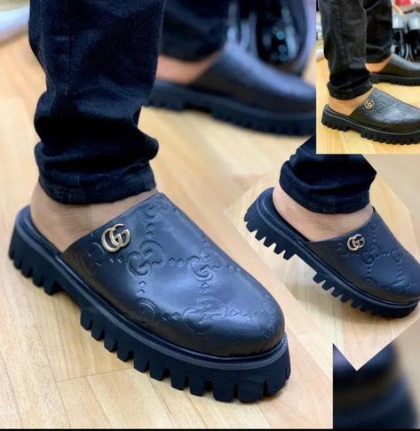 Black Men Casual Style, Half Shoe, Boots Outfit Men, Half Shoes, Dreadlock Hairstyles For Men, Handmade Leather Shoes, Leather Brogues, Black Leather Loafers, Leather Slippers