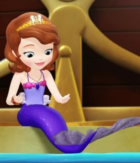 Sofia The First Mermaid, Sofia Mermaid, Sofia The First Cartoon, Mermaid Kingdom, Floating Palace, Sofia The First Characters, Maid Outfit Anime, Girls Bedroom Themes, Sophia The First