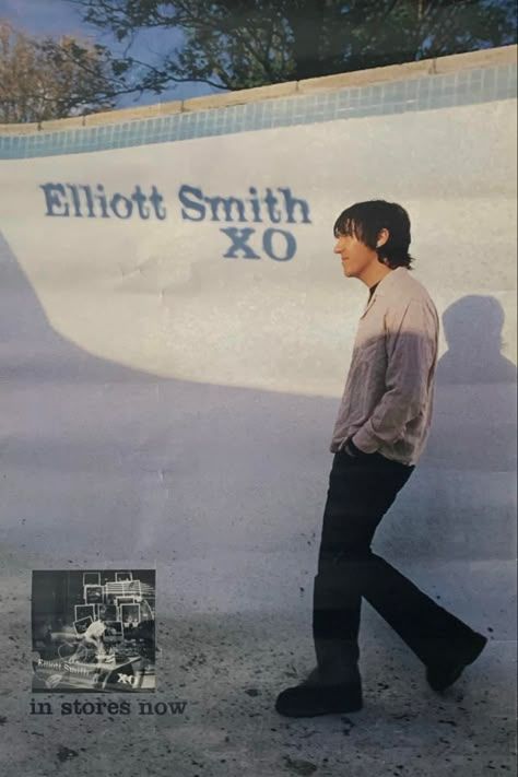 Elliott Smith Jeff Buckley, Elliott Smith Poster Vintage, Either Or Elliott Smith, Elliot Smith Poster Vintage, Xo Elliott Smith, Elliot Smith Wallpaper, Elliot Smith Aesthetic, Jeff Buckley Poster Vintage, Elliott Smith Aesthetic