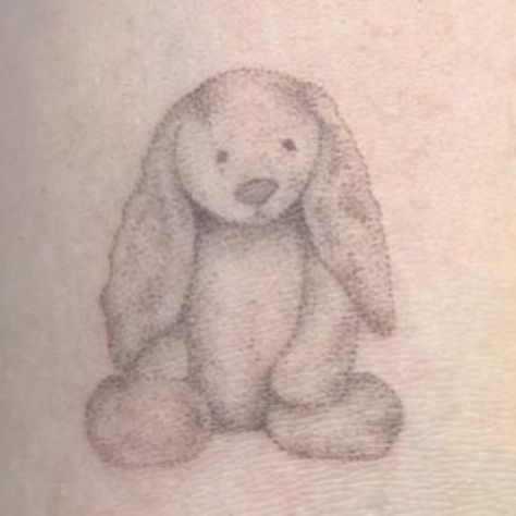 Bunny Teddy Bear, Teddy Bear Tattoo, Bunny Teddy, Bunny Tattoo, Bunny Tattoos, Bear Tattoo, Bunny Toys, Tattoo Idea, Future Tattoos