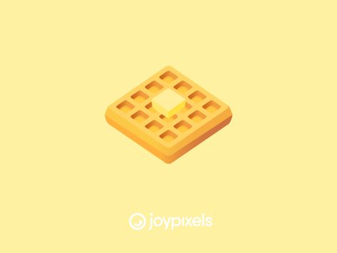 Waffle Emoji, Creative Professional, Global Community, Waffles, Tin, Art