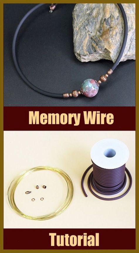 Memory wire jewelry. Step by step tutorial for beginners. DIY Memory wire necklace ideas. Memory wire is a stiff, steel wire which has a shape of a circle. It may be sized and colored in different ways. This wire suits for making bracelets, chokers and necklaces, it keeps the shape of a circle really well. This wire gives us an opportunity to make fancy...#Elegance #Crafting #Unraveling #Beaded #of #Creativity #Beauty #the #Tradition #Fashion #Style #Jewelry #and #Accessories #HandmadeJewelry Thigh Jewelry, Latina Jewelry, Memory Wire Jewelry, Wire Tutorials, Wire Jewelry Making, Making Bracelets, Jewelry Organizer Diy, Necklace Ideas, Chunky Jewelry