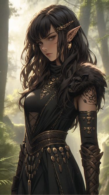 Weiblicher Elf, Elf Rogue, Female Elf, All Anime Characters, Night Elf, Elf Art, Japon Illustration, Female Character Inspiration, The Best Anime