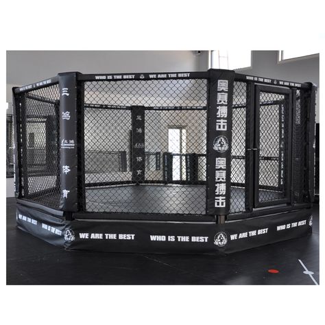 Mma Octagon, Garnet Flats, Boxer Aesthetic, Plastic Factory, Boxing Rings, Sports Academy, Ranch House Designs, Mma Gym, Boxing Ring