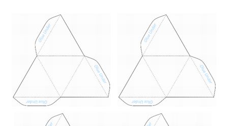 Sierpinski Tetrahedron Template Tetrahedron Template, Math Club, Harmony Day, Club Ideas, Line Chart, Geometry, Pins, Quick Saves