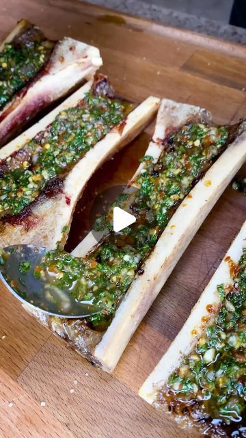 Jason Ortynski on Instagram: "Bone Marrow Brûlée 🦴 Easy and Delicious!

 #bonemarrow #recipes #foodie #cooking #gourmet #finedining #brulee #barbecue #smokergrill #primal #primaldiet #carnivore #carnivorediet" Bone Marrow Recipe Roasted, Bone Marrow Recipe, Marrow Recipe, Beef Marrow Bones, Roasted Bone Marrow, Primal Diet, Grilled Beef, Bone Marrow, Recipe Using