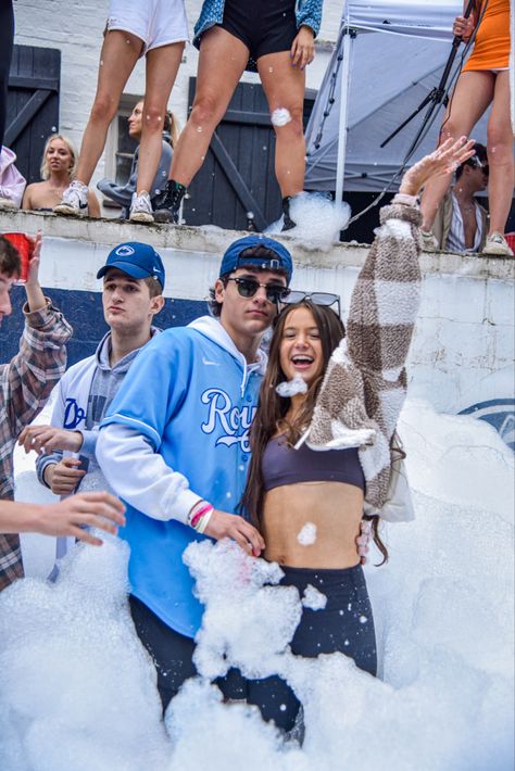 Penn State College, Frat Party, Future Vision Board, Game Day Fits, Foam Party, Frat Parties, Pennsylvania State University, Penn State University, College Parties