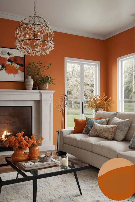 Dive into the daily routines of an interior designer and discover fresh decor trends with the vibrant orange hue of Orange Blossom (BM 2165-30). Welcome to Blooming Blossom: 2024 Edition! #Ad #homedecor #homedesign #wallpaints2024 #Painthome #interiorarchitecture Wall Colors Green Living Room Colors
Bright Living Room Colors
Apartment Renovation
Living room Remodeling
Modern Paint Colors
2024 Orange Wall In Living Room, Orange Wall Interior Design, Yellow Orange Interior Design, Orange Walls Decor, Bright Orange Living Room, Orange Walls Living Room Decor, Orange Aesthetic House, Orange Room Walls, Orange Room Paint