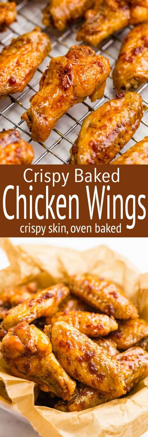 Crispy Oven Baked Chicken Wings, Baked Hot Wings, Baked Chicken Wings Recipe, Oven Baked Chicken Wings, Baked Wings Oven, Wings Recipe Baked, Baked Chicken Wings Oven, Crispy Baked Chicken Wings, Wings In The Oven