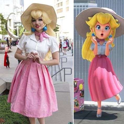 Princesa Peach Cosplay, Princess Peach Cosplay, Mario Cosplay, Peach Cosplay, Peach Clothes, Nintendo Princess, Princesa Peach, Epic Cosplay, Cosplay Tutorial