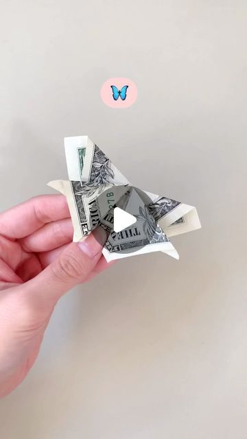 102K views · 8.1K likes | Valentina Balance on Instagram: "How to fold dollar butterflies #diy #giftideas #origami" How To Make Butterflies Out Of Money, How To Make Butterfly With Money, Money Folding Butterfly, Origami With Money Easy, How To Fold A Dollar Into A Flower, Origami Dollar Bill Easy Step By Step, Easy Origami Money Folding, How To Make A Butterfly Out Of Money, Butterfly Dollar Bill