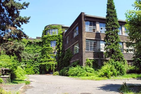 Deserted Places: An abandoned university in Belgium Abandoned University, Abandoned Schools, Abandoned Belgium, Deserted Places, University Aesthetic, Green Abandoned Aesthetic, Abandoned Botanical Garden, Desert Places, Signal Hill