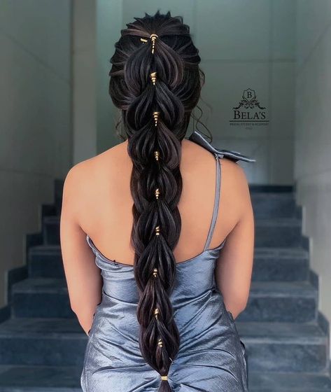 Bridal Hairstyle Retro Braid Hairstyles, Middle East Hairstyles, Middle Eastern Wedding Hairstyles, Chain Hairstyles, Gowns For Mother Of The Bride, Arabic Hairstyles, Russian Hairstyles, Easy Hairdo, Sun Elf