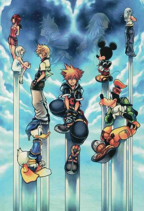 Kingdom Hearts Wallpaper, Organization Xiii, Kingdom Hearts Ii, Disney Kingdom Hearts, Kingdom Hearts Fanart, Sora Kingdom Hearts, Kingdom Hearts Art, Kingdom Heart, Heart Poster