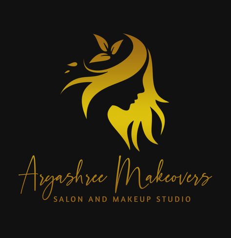 Makeup Studio Logo Design, Logo For Makeup, Academy Logo Design, Logo For Beauty, Makeup Studio Ideas, Unique Salon, Makeup Unique, Top Graphic Designers, Beauty Care Logo