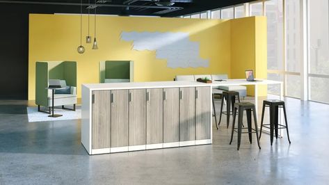 Storage Islands | HON Office Furniture Hon Office Furniture, Island Storage, Custom Folders, Filing Cabinet Storage, Training Tables, Open Office, Private Office, Cafe Tables, Catalog Design