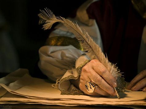 quill pen, writing Writing With A Quill, Story Teller Aesthetic, Writing With Quill, Quill Writing, Class Board, Medieval Romance, Fantasy Au, Story Tale, Fantasy Wizard