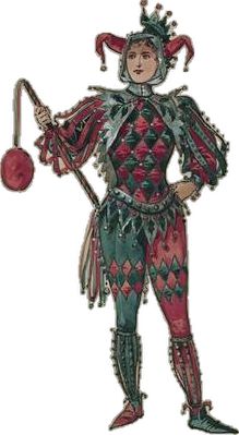 Circus Performer Character Design, Medieval Jester Aesthetic, Dnd Clown, Jester Oc Art, Jester Outfit Design, Jester Character Design, American Character Design, Bard Outfit, Medieval Jester