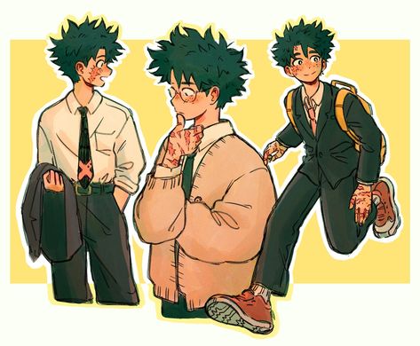 toni 💌 (@toughbunny4ever) on X How To Draw Deku's Hair, Izuku And Rody, Teacher Deku Fanart, Deku Squad Fanart, Teacher Izuku, Deku Fanart Cute, Deku X Rody, Teacher Deku, Nomu Deku