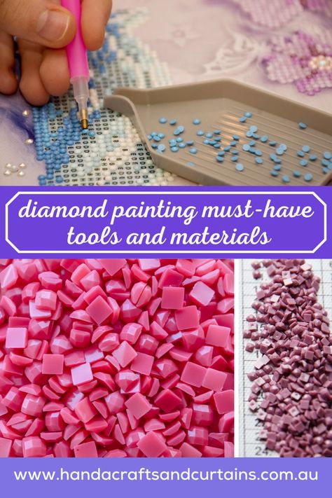 Diamond painting is a wonderful way to reveal your artistic side. It's a fun and exciting hobby. If you're just starting, you might be confused about what are the right tools and materials that you need to complete your first diamond art. Diamond Color Chart, Craft For All Ages, Artsy Girl, Diamond Dotz, Diamond Paint, Best Craft, Diamond Paintings, Must Have Tools, Tiny Diamond