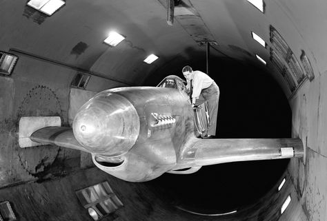 16-Foot High-Speed Tunnel Ww2 Fighter Planes, Nasa History, P 51 Mustang, Wwii Fighters, Wind Tunnel, Wwii Photos, Wwii Plane, P51 Mustang, Ww2 Aircraft