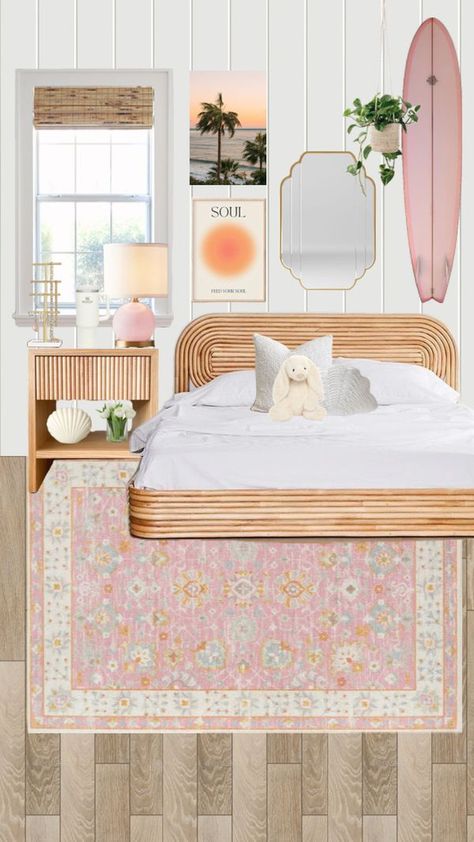 Check out lakynsho25's Shuffles Blair Bedroom, California Bedroom, Summer Room Decor, Beachy Room Decor, California Room, Dream Bedrooms, Apartment Vibes, College House, Beachy Room