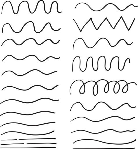 hand drawn Wave line and wavy zigzag pattern lines. Vector black underlines, smooth end squiggly horizontal curvy squiggles isolated Iphone Wallpaper Earth, Waves Line, Wallpaper Earth, Zigzag Pattern, Zig Zag Pattern, Smooth Lines, Line Patterns, Zig Zag, Vector Art