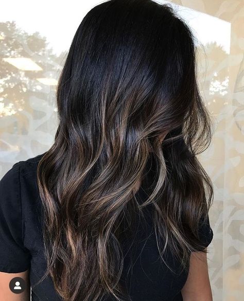 Golden Highlights Brown Hair Sun Kissed, Balayage Hair Dark Black, Sun Kissed Balayage, Golden Highlights Brown Hair, Dark Brunette Balayage, Brunette Long Hair, Sunkissed Hair Brunette, Dark Balayage, Sunkissed Hair