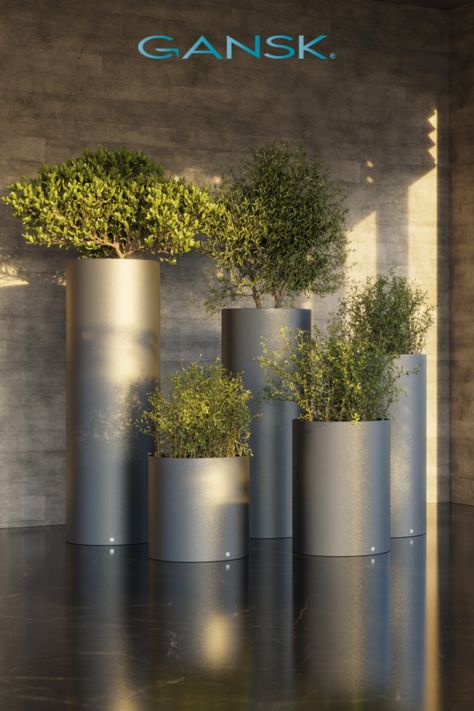 Click Here to know more about GANSK unique design ideas for Interior Planters, combining noble and luxurious materials with bold finishes in a large variety of furniture pieces. Interior Planters, Small Planters, Planters Ideas, Unique Products Design, Pot Plant, Modern Hotel, Small Planter, Furniture Pieces, Modern Spaces