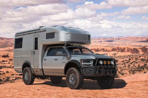 Motorhomes Aev Ram, American Expedition Vehicles, Truck House, Pickup Camper, Hors Route, Adventure Campers, Off Road Camper, Cummins Diesel, Expedition Vehicle